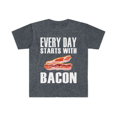 Everyday Start With Bacon 2 T-shirt