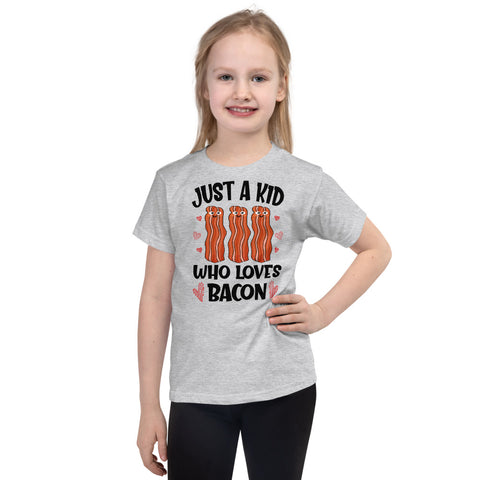 Just a Kid who love bacon kids T-shirt