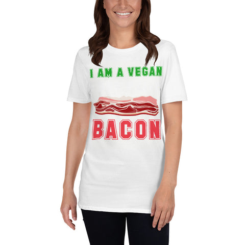 I'm vegan I don't Like Bacon T-shirt